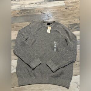 NWT Denver Hayes Men's Moss Stitch
Crewneck Sweater Grey XL